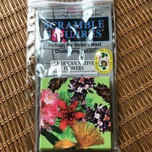 NWOT Hoops Scramble Squares American Native Flowers Puzzle